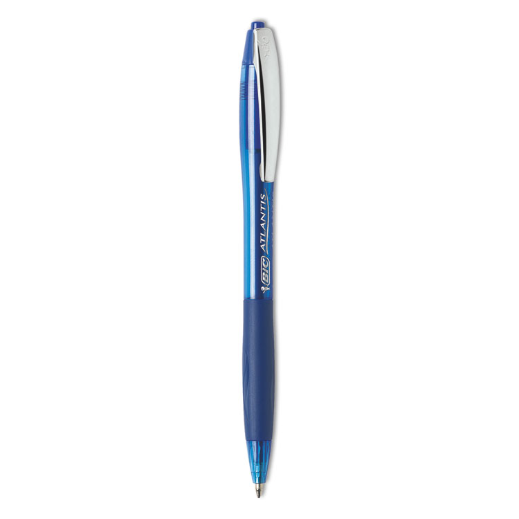 Picture of Atlantis Original Retractable Ballpoint Pen, Blue Ink, Medium, 1mm, Dozen