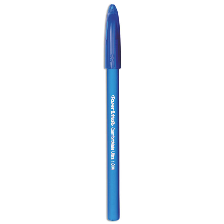 Picture of ComfortMate Ballpoint Stick Pen, Blue Ink, Medium, Dozen