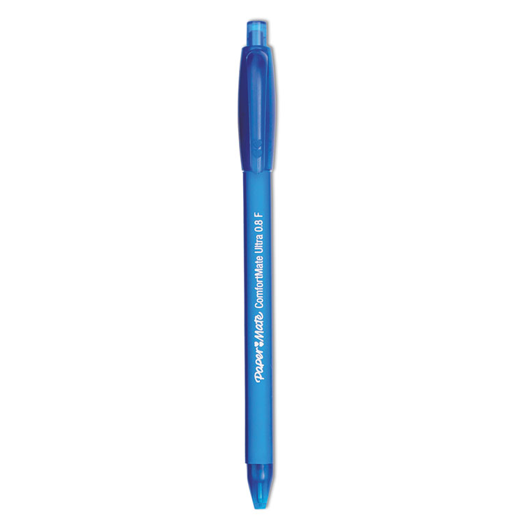Picture of ComfortMate Ultra RT Ballpoint Retractable Pen, Blue Ink, Fine, Dozen