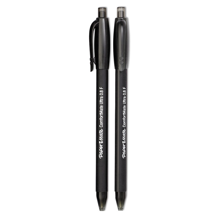 Picture of ComfortMate Ultra RT Ballpoint Retractable Pen, Black Ink, Fine, Dozen