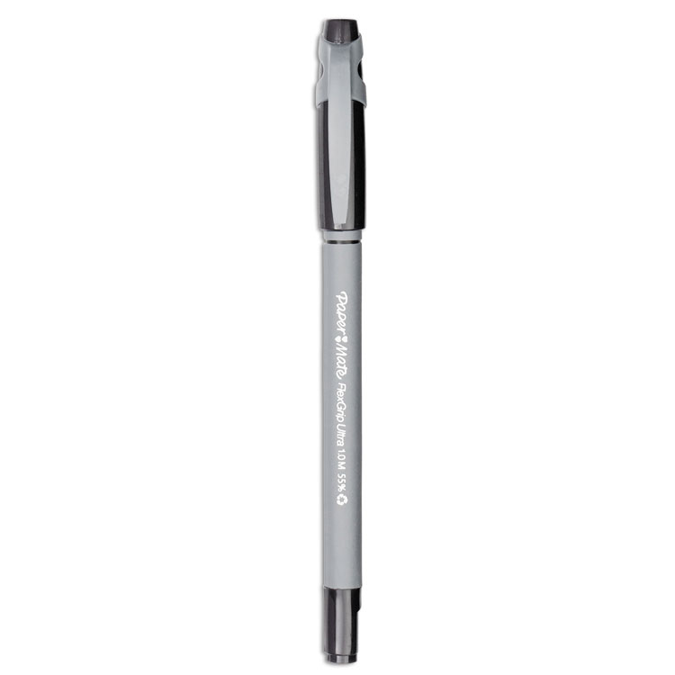Picture of FlexGrip Ultra Ballpoint Stick Pen, Black Ink, Medium, Dozen