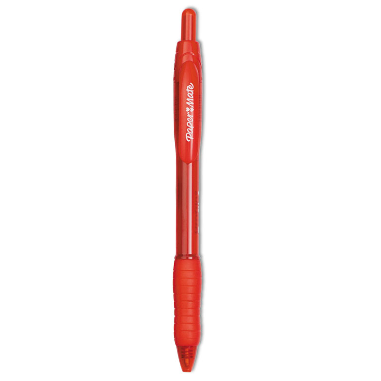 Picture of Profile Ballpoint Retractable Pen, Red Ink, Bold, Dozen