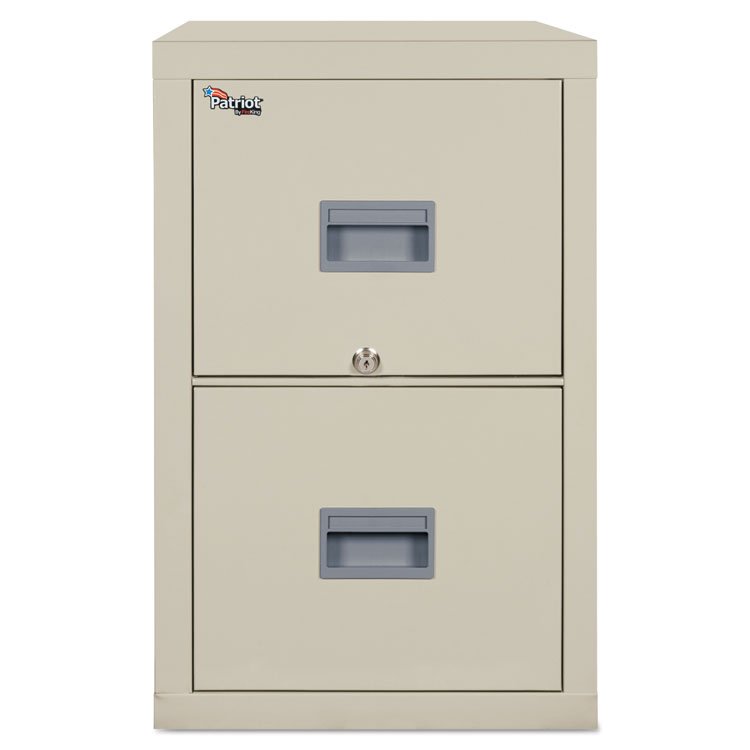 Picture of Patriot Insulated Two-Drawer Fire File, 17-3/4w x 25d x 27-3/4h, Parchment