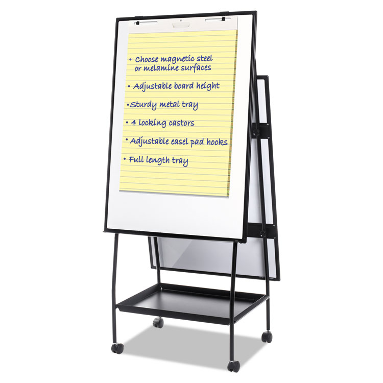 Picture of Creation Station Dry Erase Board, 29 1/2 X 74 7/8, Black Frame