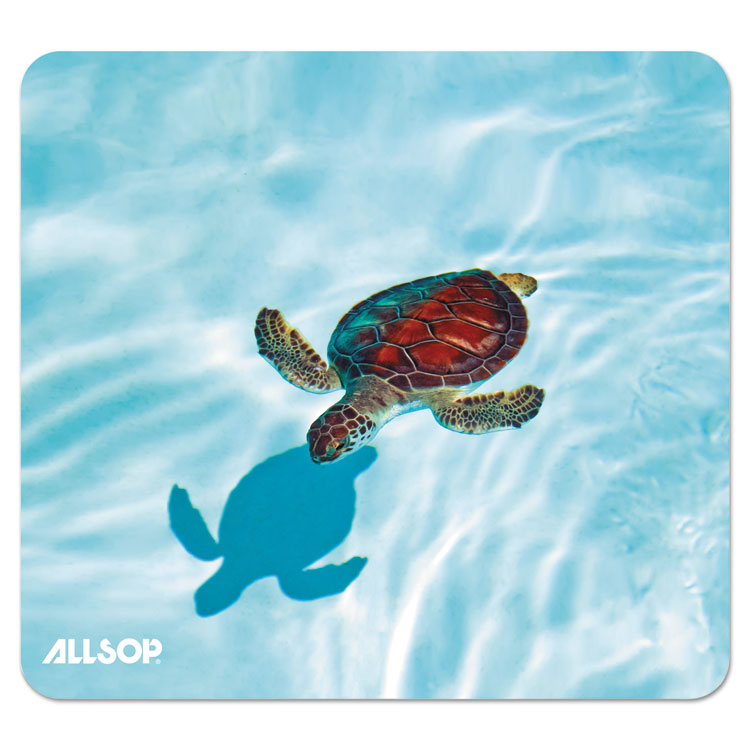Picture of Naturesmart Mouse Pad, Turtle Design, 8 1/2 X 8 X 1/10