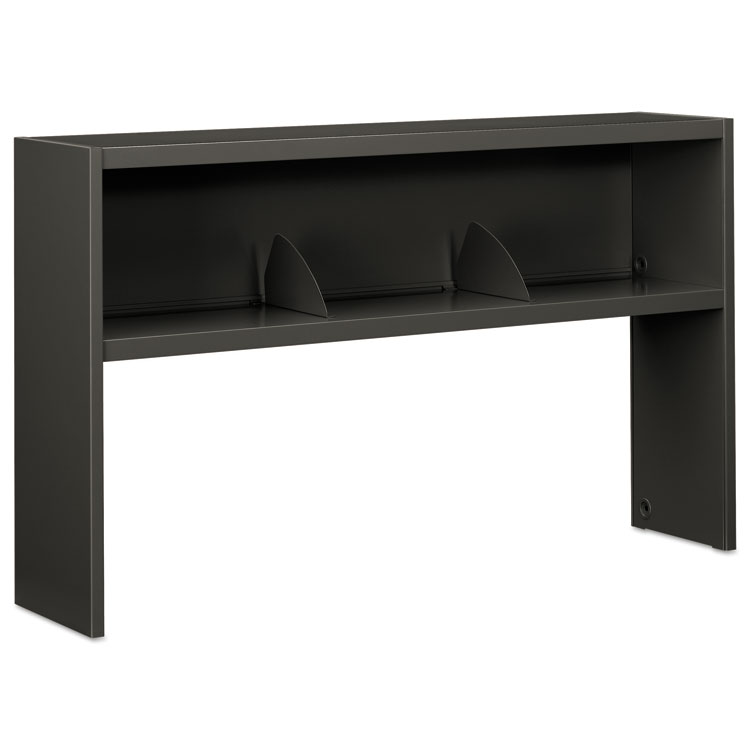 Picture of 38000 Series Stack On Open Shelf Hutch, 60w X 13 1/2d X 34 3/4h, Charcoal