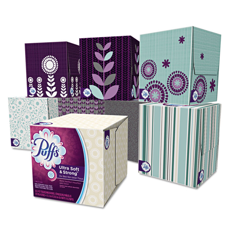 Picture of Ultra Soft and Strong Facial Tissue, 56 Sheets/Box, 24 Boxes/Carton