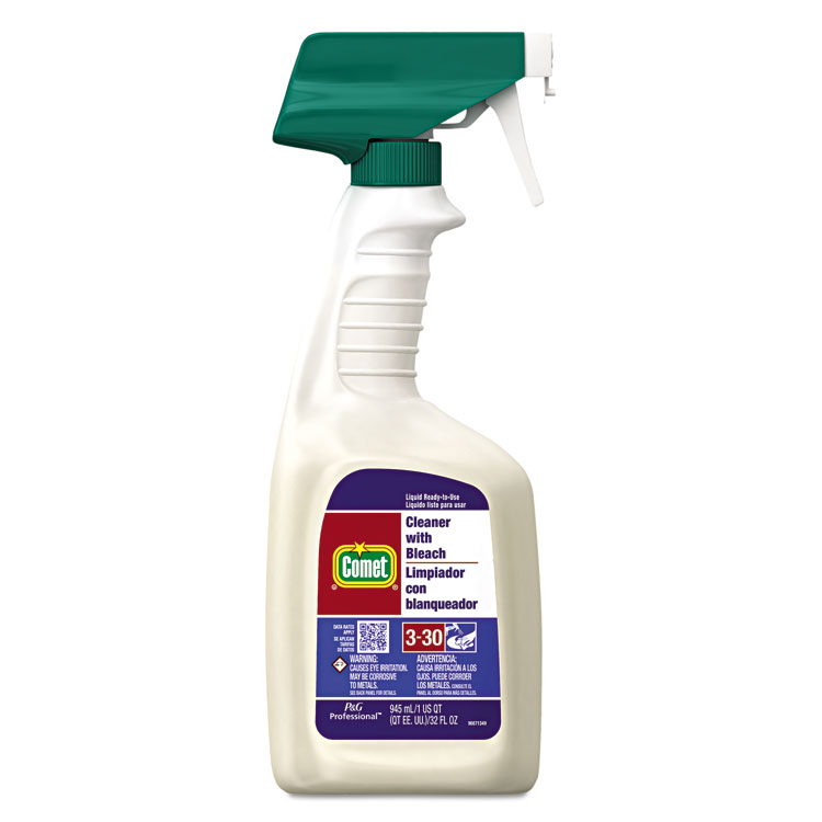 Picture of Cleaner with Bleach, 32 oz Spray Bottle, 8/Carton