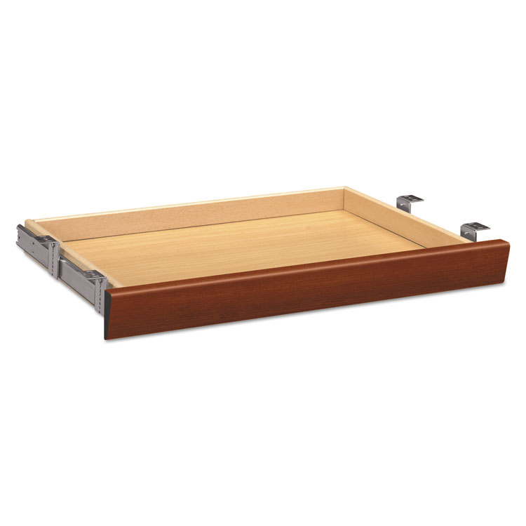 Picture of Laminate Angled Center Drawer, 26w X 15 3/8d X 2 1/2h, Cognac