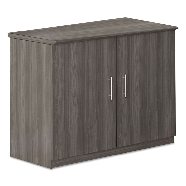 Picture of Medina Series Storage Cabinet, 36w X 20d X 29 1/2h, Gray Steel