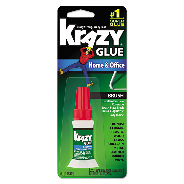 Picture of All Purpose Brush-On Krazy Glue, 5 G, Clear