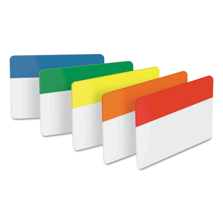 Picture of File Tabs, 2 X 1 1/2, Assorted Primary, 30/pack