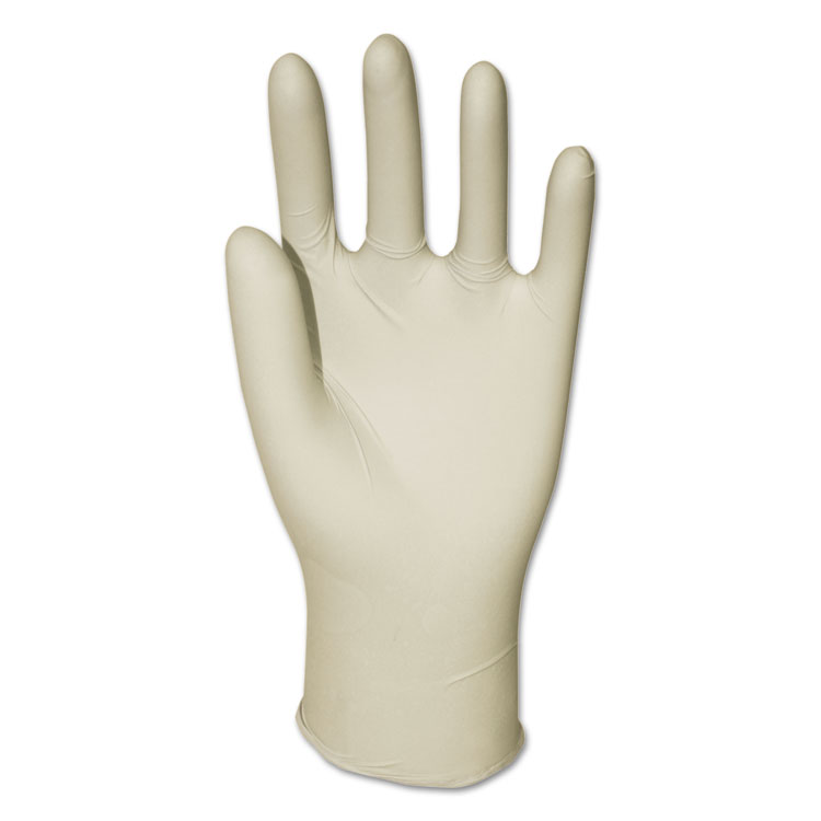 Powder-Free Synthetic Vinyl Gloves, Large, Cream, 4 mil, 1000/Carton
