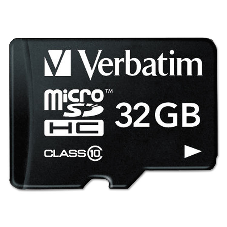 Picture of microSDHC Card w/Adapter, Class 10, 32GB