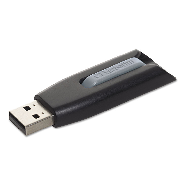 Picture of Store 'n' Go V3 USB 3.0 Drive, 128GB, Black/Gray