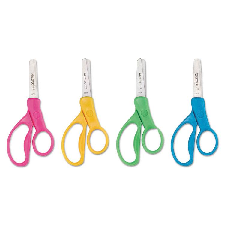 Picture of Kids Scissors, 5" Blunt, Assorted Colors