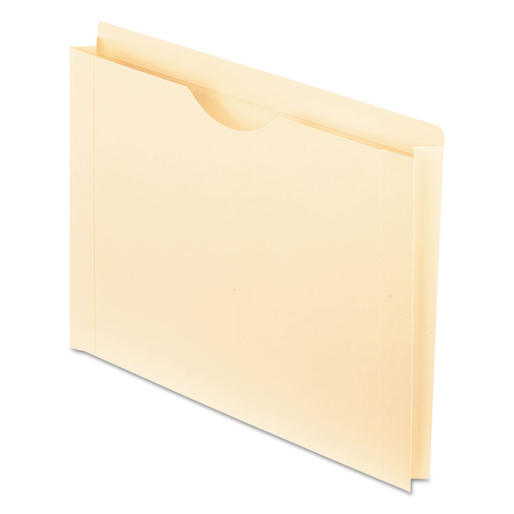 Picture of Reinforced Top Tab File Jacket, 1 1/2 Inch Expansion, Letter, Manila, 50/Box