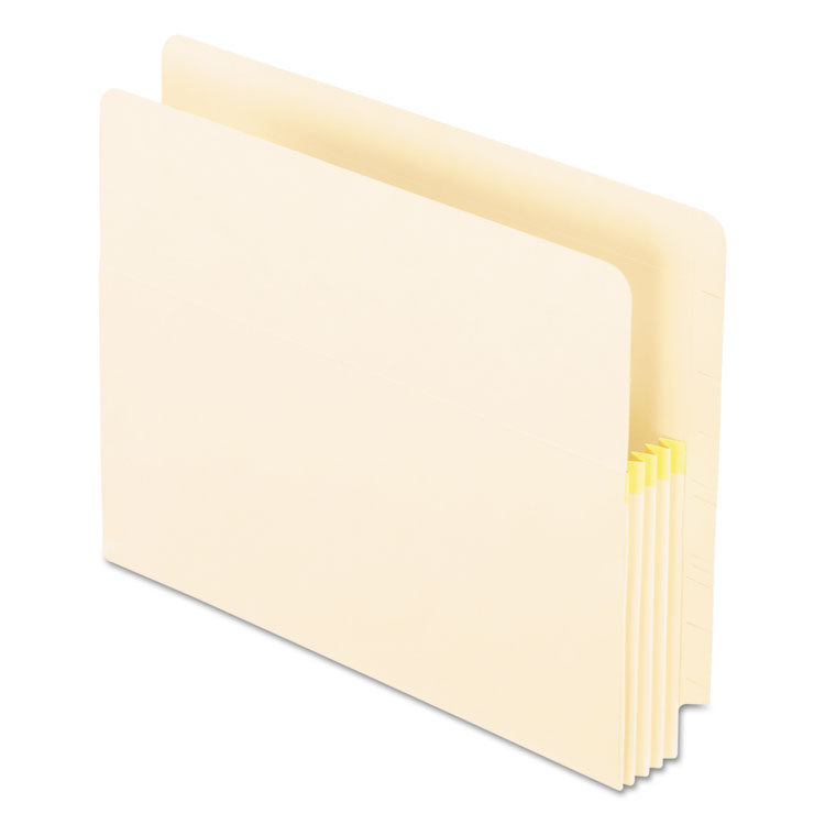 Picture of Convertible File, Straight Cut, 3 1/2 Inch Expansion, Letter, Manila, 25/Box