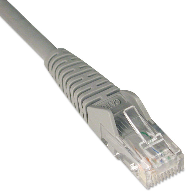 Picture of CAT6 Snagless Molded Patch Cable, 7 ft, Gray