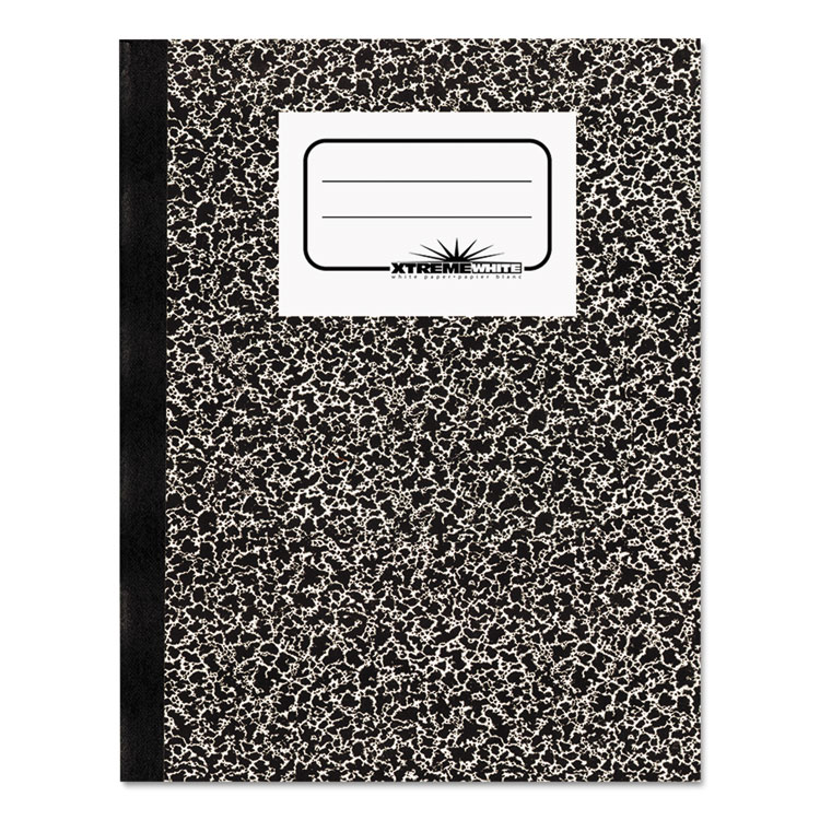 Picture of Composition Book, Wide/Margin Rule, 10 x 7 7/8, White, 80 Sheets