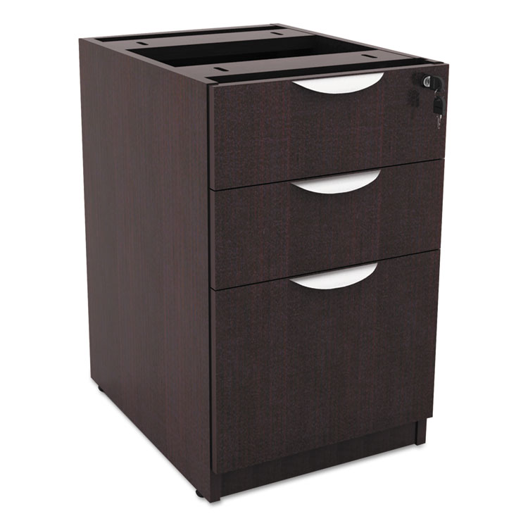 Picture of Alera Valencia Box/box/file Full Pedestal, 15 5/8w X 20 1/2d X 28 1/2h, Espresso