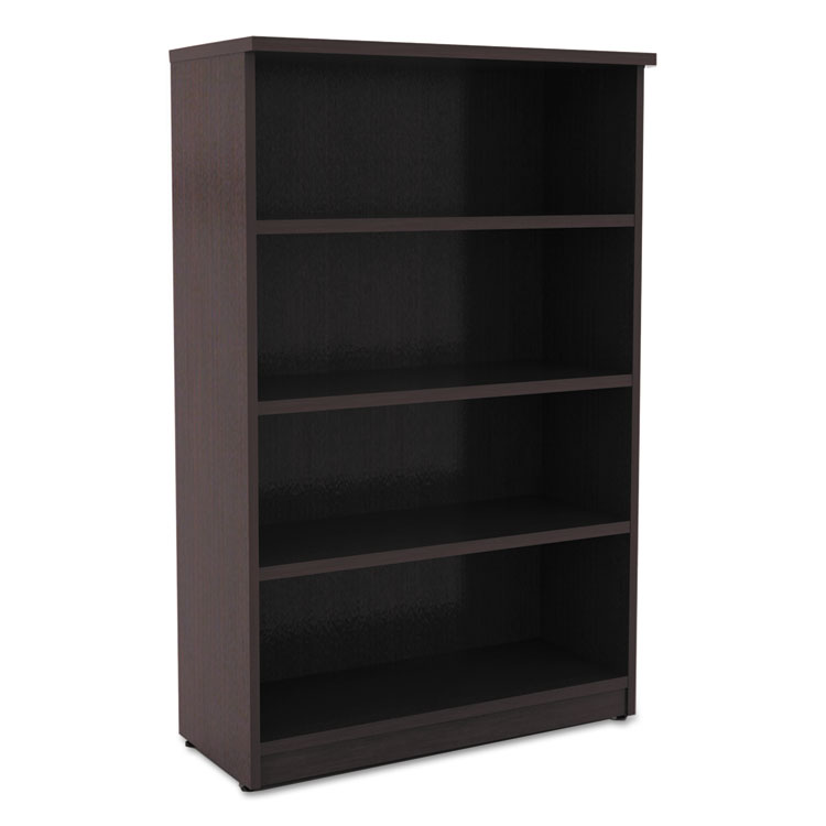 Picture of Alera Valencia Series Bookcase, Four-Shelf, 31 3/4w X 14d X 55h, Espresso