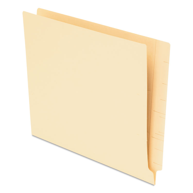 Picture of End Tab File Folders, Straight Tab, Letter, Manila, 75/Box