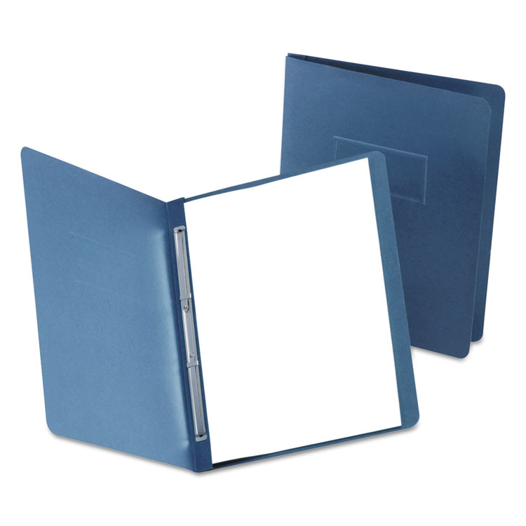 Picture of Paper Report Cover, Large 2 Prong Fastener, Letter, 3" Capacity, Dk Blue, 25/Box
