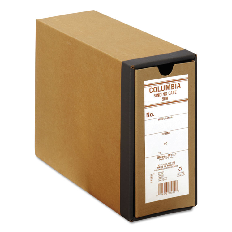Picture of COLUMBIA Recycled Binding Cases, 3 1/8" Cap, 11 x 8 1/2, Kraft