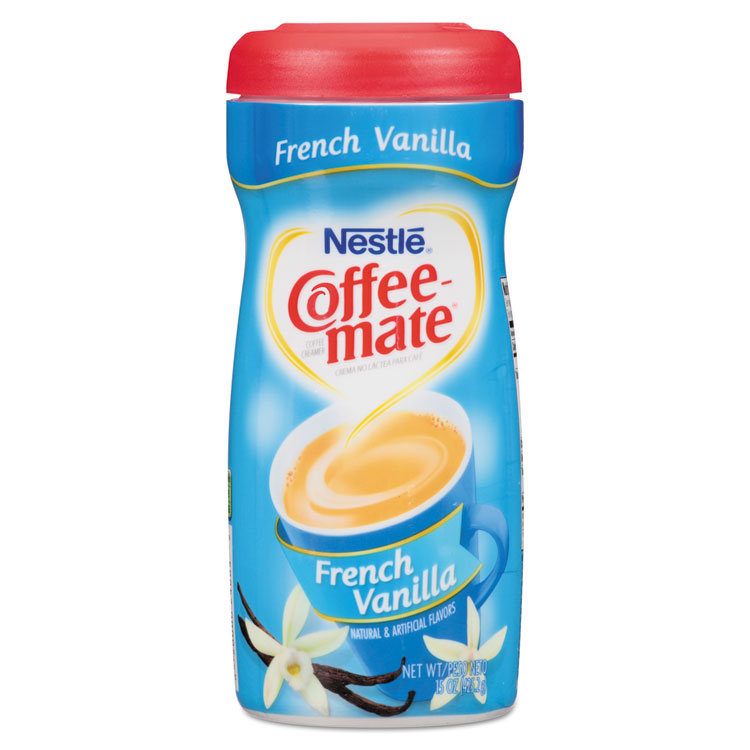 Picture of Non-Dairy Powdered Creamer, French Vanilla, 15 oz Canister, 12/Carton