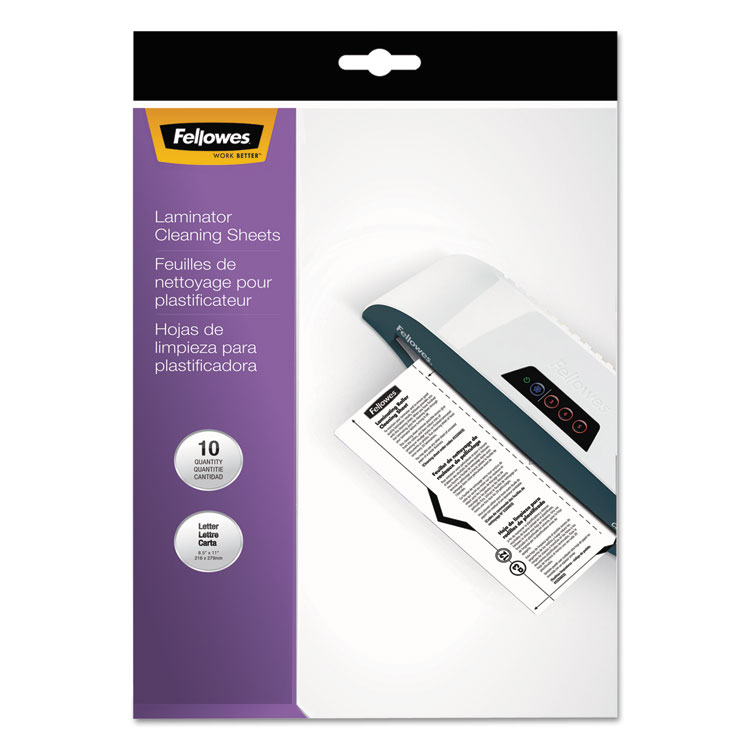 Picture of Laminator Cleaning Sheets, 3-10mil, 8 1/2 x 11, 10/Pack