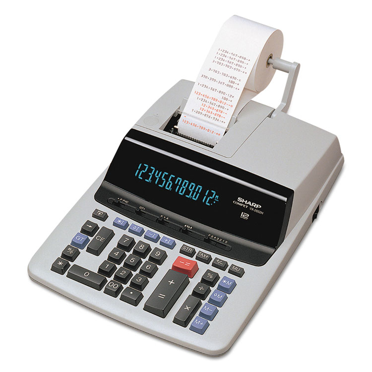 Picture of VX2652H Two-Color Printing Calculator, Black/Red Print, 4.8 Lines/Sec