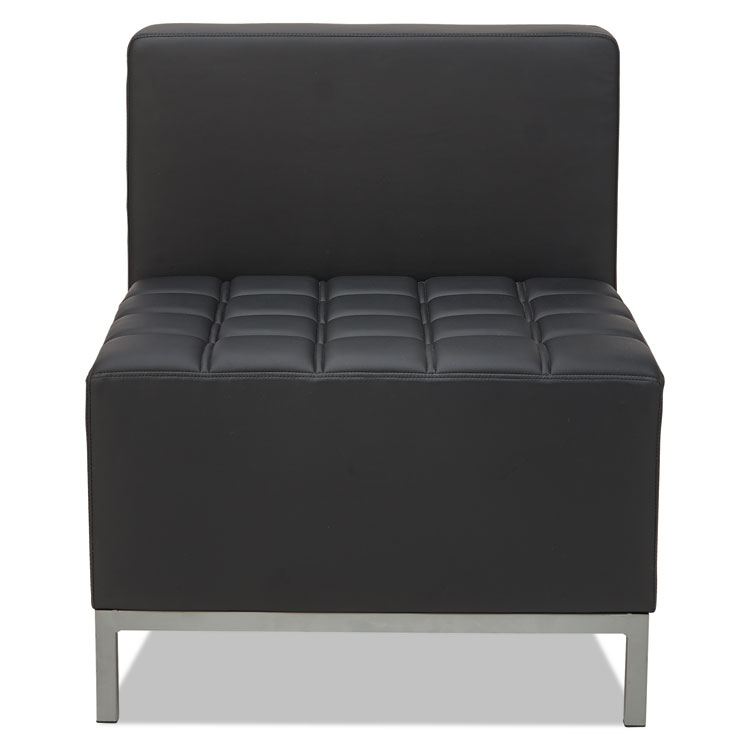 Picture of Alera Qub Series Armless L Sectional, 26 3/8 X 26 3/8 X 30 1/2, Black