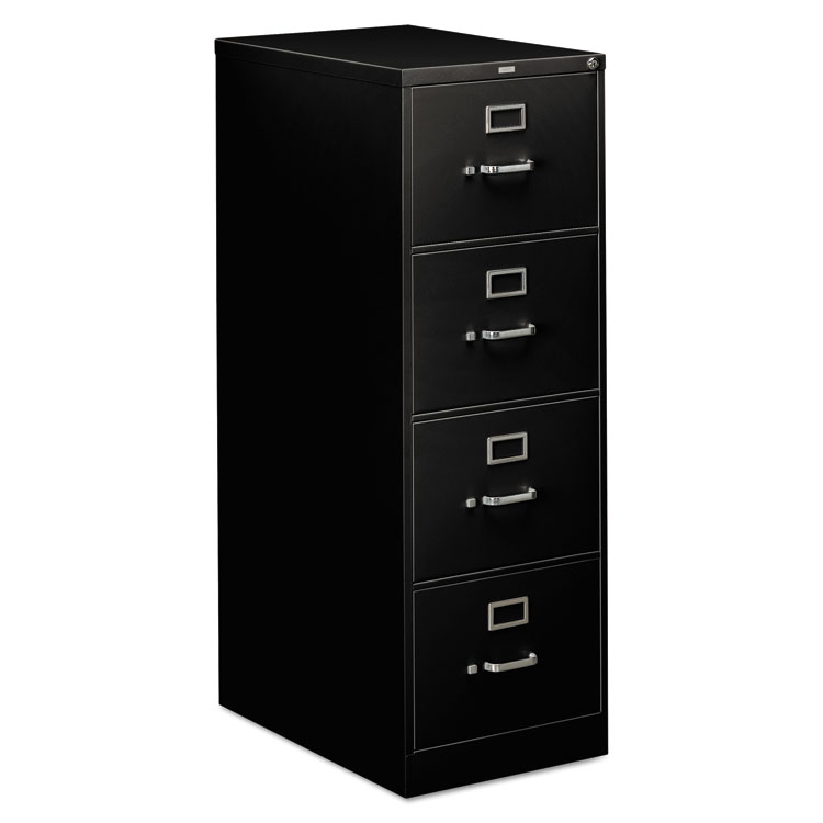 Picture of 310 Series Four-Drawer, Full-Suspension File, Legal, 26-1/2d, Black
