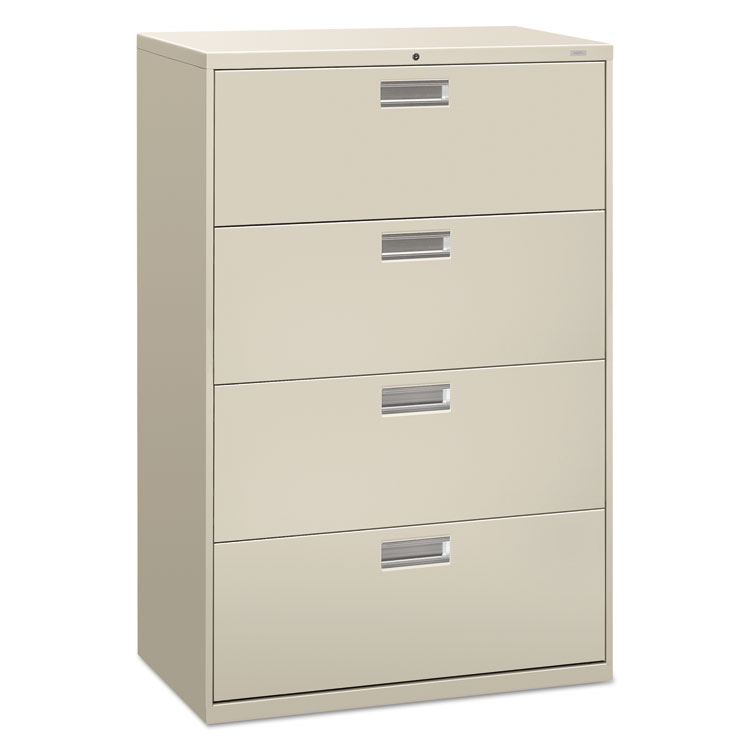 Picture of 600 Series Four-Drawer Lateral File, 36w x 19-1/4d, Light Gray