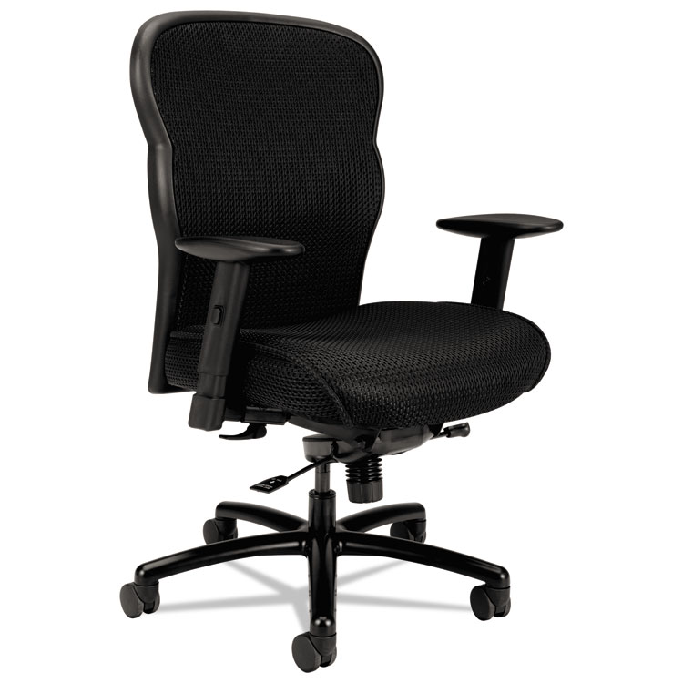 Picture of VL705 Series Big & Tall Mesh Chair, Mesh Back/Fabric Seat, Black