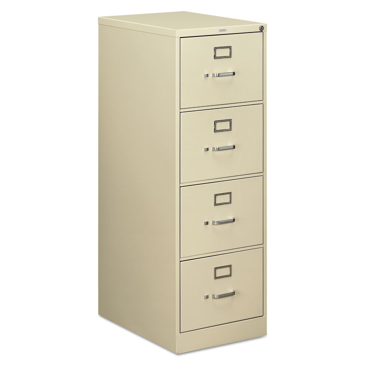 Picture of 510 Series Four-Drawer Full-Suspension File, Legal, 52h X25d, Putty