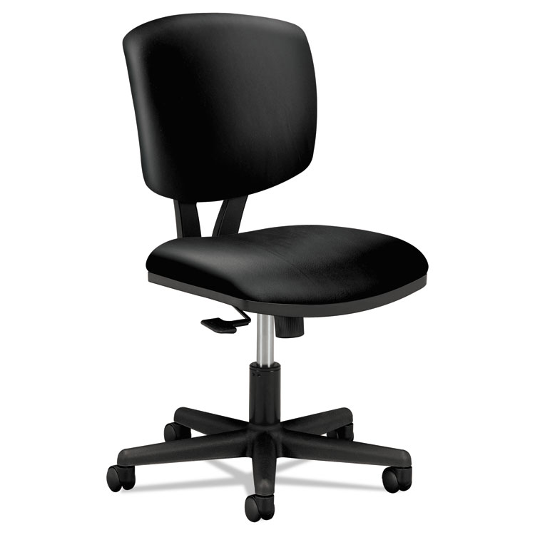 Picture of Volt Series Task Chair with Synchro-Tilt, Black Leather