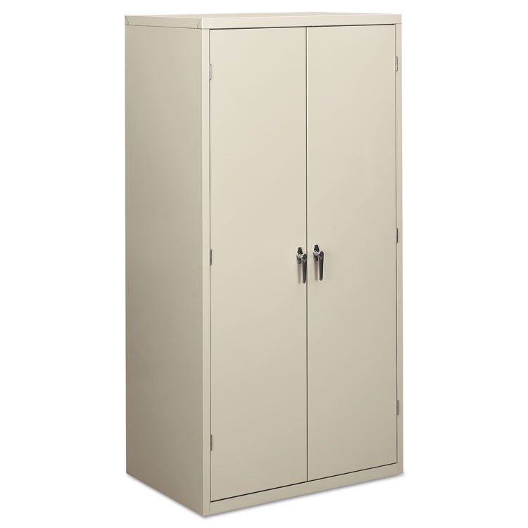 Picture of Assembled Storage Cabinet, 36w x 24 1/4d x 71 3/4h, Light Gray