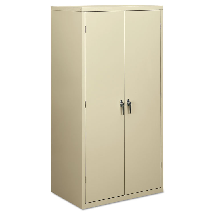 Picture of Assembled Storage Cabinet, 36w x 24-1/4d x 71-3/4h, Putty