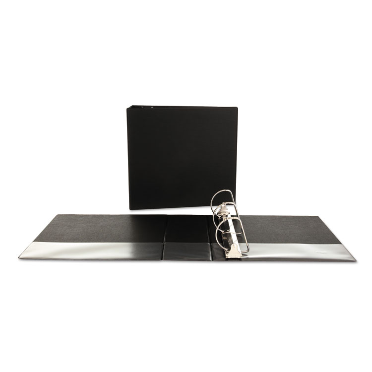 Picture of D-Ring Binder, 4" Capacity, 8-1/2 x 11, Black