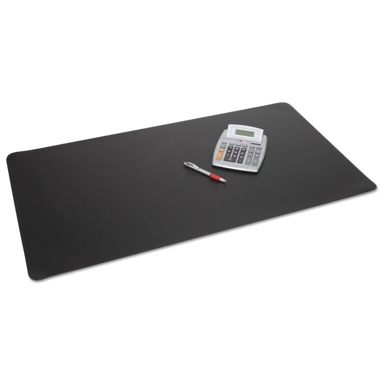 Picture of Rhinolin II Desk Pad with Microban, 24 x 17, Black