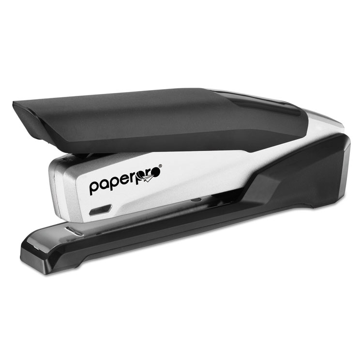 Picture of inPOWER+ 28 Premium Desktop Stapler, 28-Sheet Capacity, Black/Silver