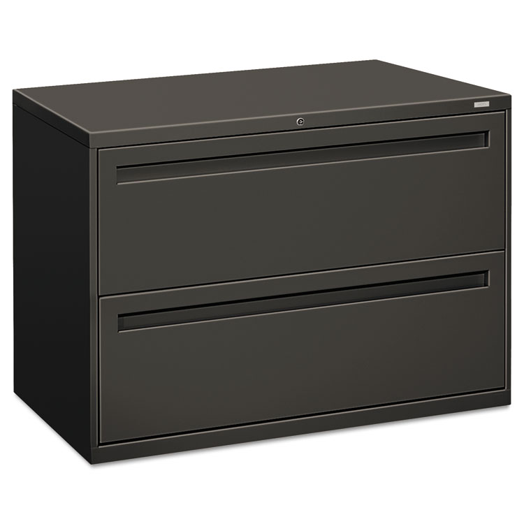 Picture of 700 Series Two-Drawer Lateral File, 42w x 19-1/4d, Charcoal