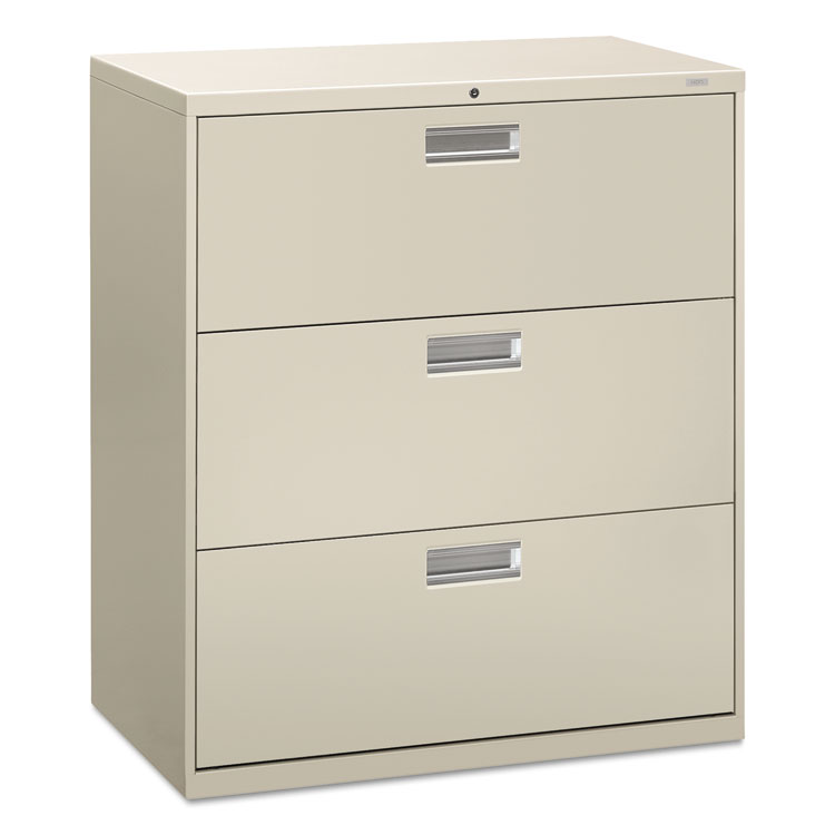 Picture of 600 Series Three-Drawer Lateral File, 36w x 19-1/4d, Light Gray