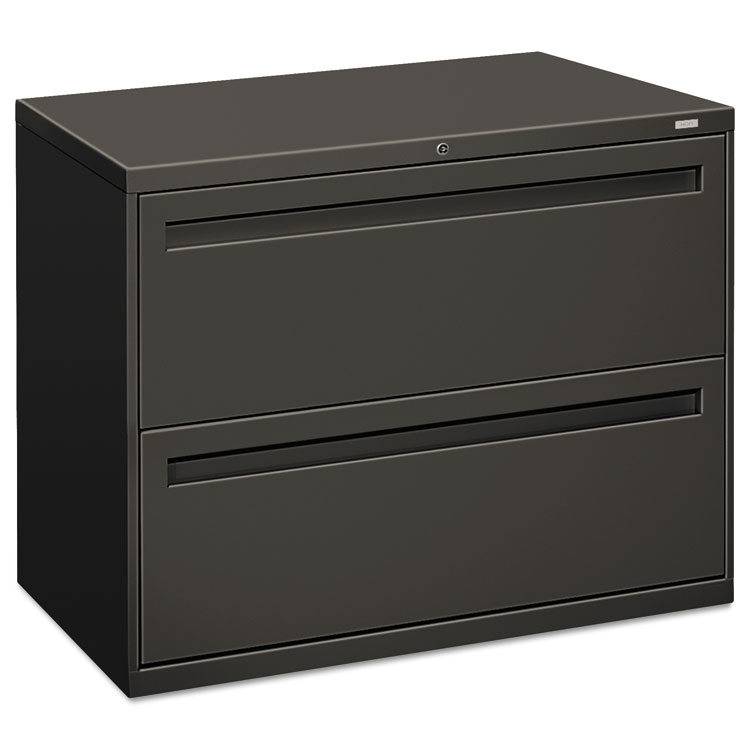 Picture of 700 Series Two-Drawer Lateral File, 36w x 19-1/4d, Charcoal