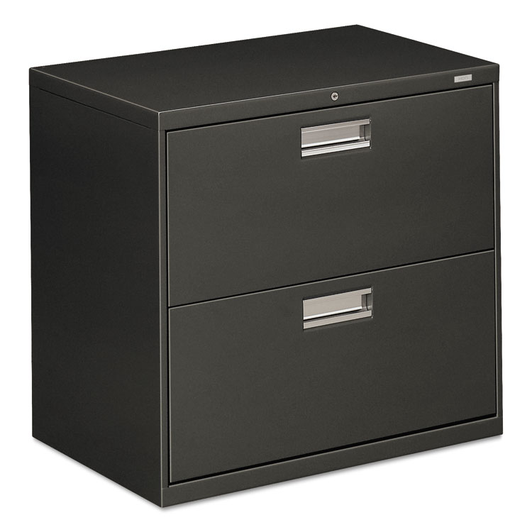 Picture of 600 Series Two-Drawer Lateral File, 30w x 19-1/4d, Charcoal