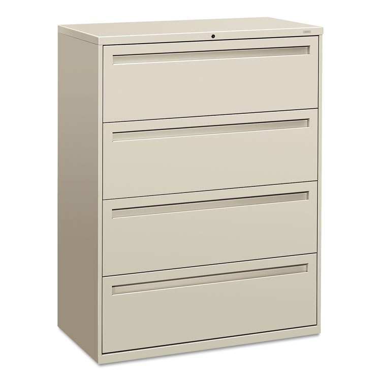 Picture of 700 Series Four-Drawer Lateral File, 42w x 19-1/4d, Light Gray