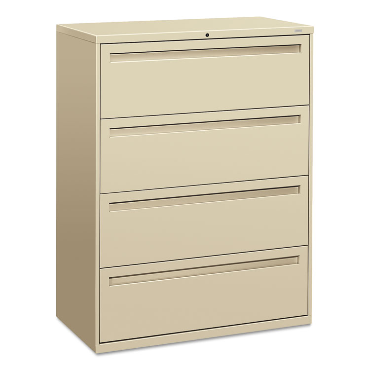 Picture of 700 Series Four-Drawer Lateral File, 42w x 19-1/4d, Putty