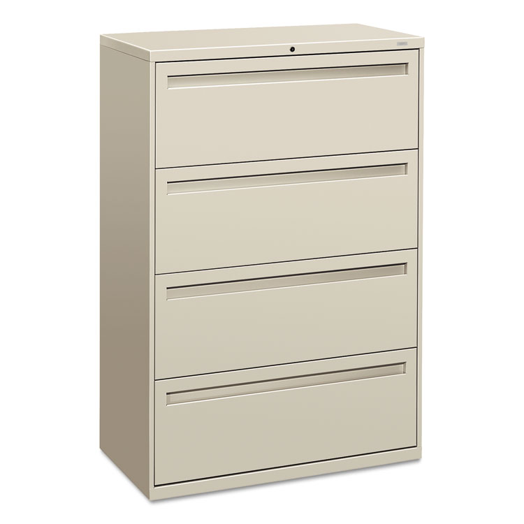 Picture of 700 Series Four-Drawer Lateral File, 36w x 19-1/4d, Light Gray